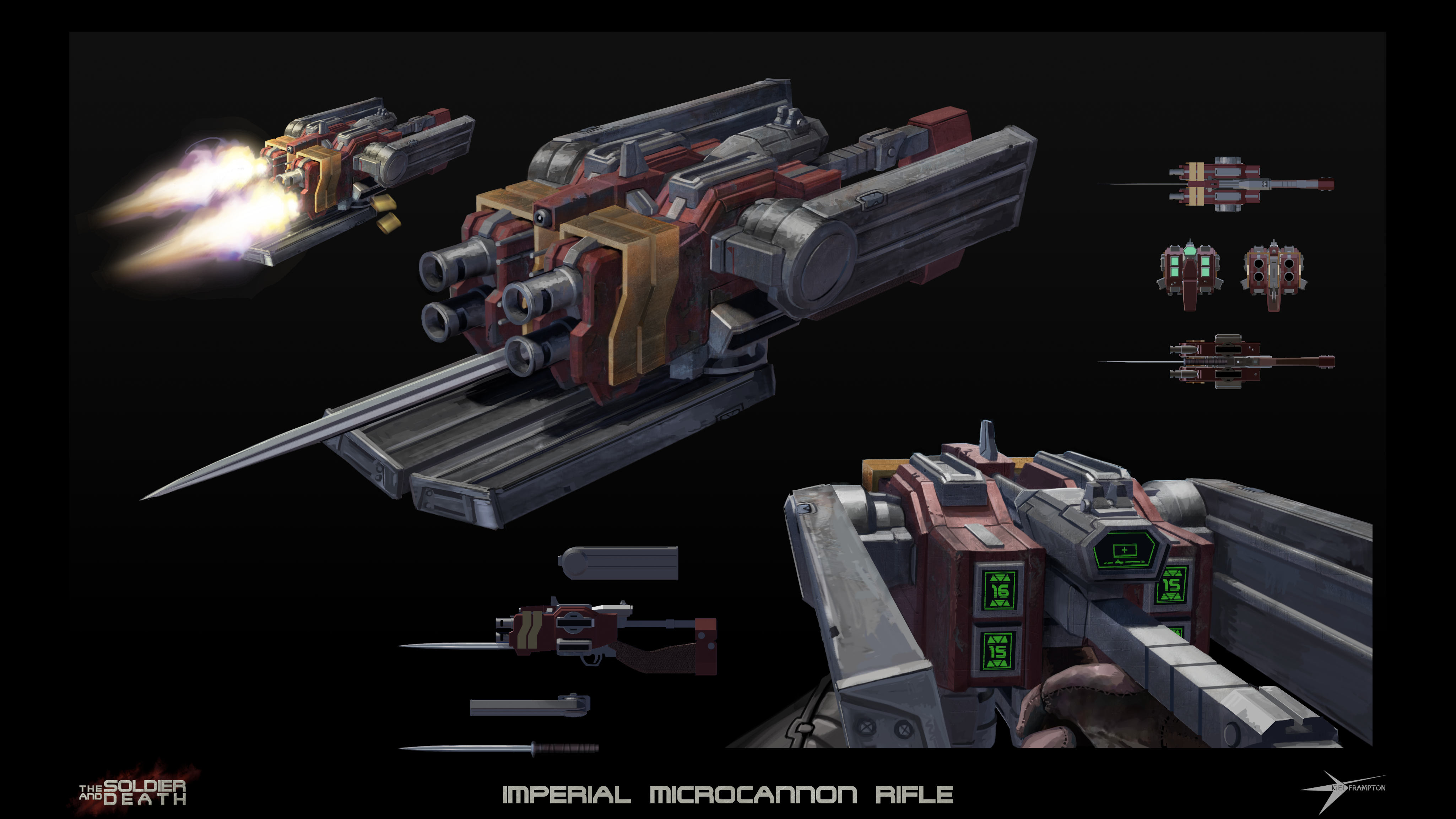 Soldier and Death: Microcannon